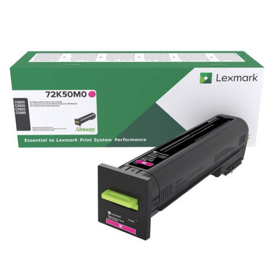 Lexmark 72K50M0 Kırmızı Orjinal Toner - CS820 / CX825 (T15976)