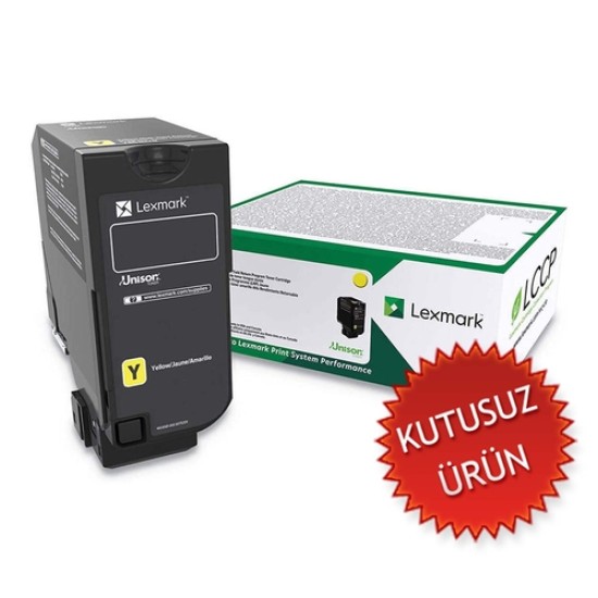 Lexmark 74C2SY0 Sarı Orjinal Toner - CS720 / CX725 (U) (T17753)