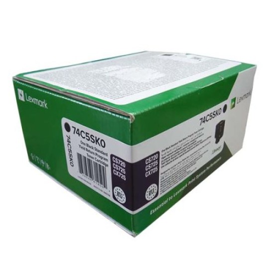 Lexmark 74C5SK0 Siyah Orjinal Toner Standart Kapasite - CS720 / CS725 (T9149)