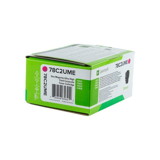 Lexmark 78C2UME Kırmızı Orjinal Toner - CX622ade / CS421dn (T15399) Lexmark 78C2UME Kırmızı Orjinal Toner - CX622ade / CS421dn (T15399)