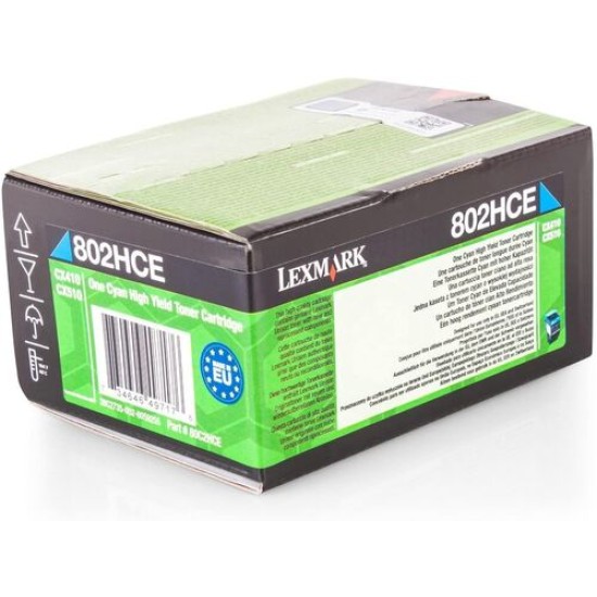 Lexmark 80C2HCE Mavi Orjinal Toner - CX410 / CX510 (T14789) Lexmark 80C2HCE Mavi Orjinal Toner - CX410 / CX510 (T14789)