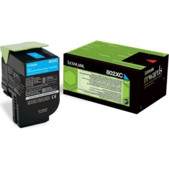 Lexmark 80C2XCE Mavi Orjinal Toner - CX510DE / CX510DHE (T8327)