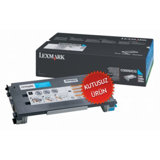 Lexmark C500H2CG Mavi Orjinal Toner - C500N (U) (T9079)