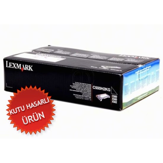 Lexmark C500H2KG Siyah Orjinal Toner - C500N / X500n (C) (T15321)