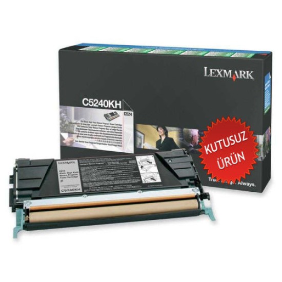 Lexmark C5240KH Siyah Orjinal Toner - C524 / C534 (U) (T9072)