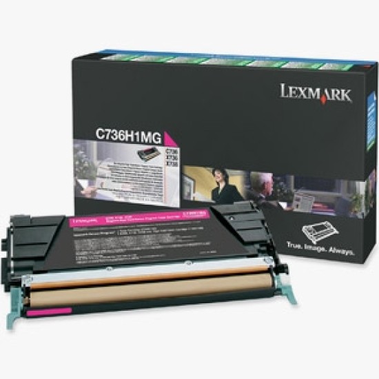 Lexmark C736H1MG Kırmızı Orjinal Toner - C736 / X736 Lexmark C736H1MG Kırmızı Orjinal Toner - C736 / X736