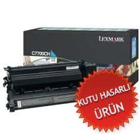 Lexmark C7700CH Mavi Orjinal Toner - C770 / C772 (C) (T8951)