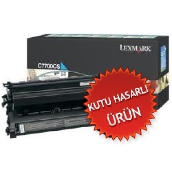 Lexmark C7700CS Mavi Orjinal Toner - C770 / C772 (C) (T3549)