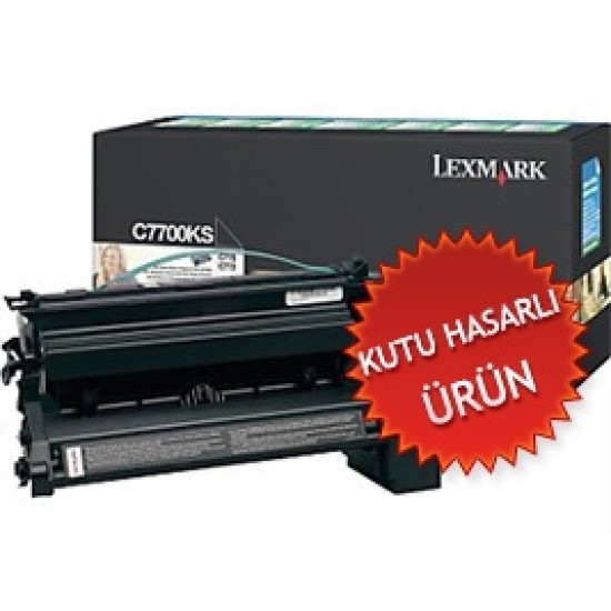 Lexmark C7700KS Siyah Orjinal Toner - C770 / C722 (C) (T3548)
