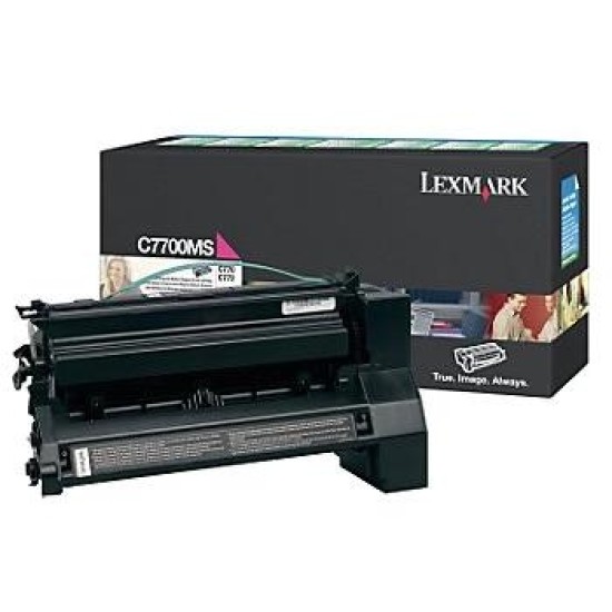 Lexmark C7700MS Kırmızı Orjinal Toner - C770 / C772 Lexmark C7700MS Kırmızı Orjinal Toner - C770 / C772