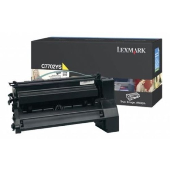 Lexmark C7702YS Sarı Orjinal Toner - C770 / C772 (B) Lexmark C7702YS Sarı Orjinal Toner - C770 / C772 (B)