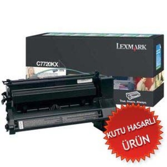 Lexmark C7720KX Siyah Orjinal Toner - C772 / X772e (C) (T8961)