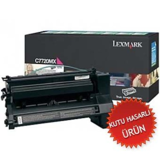 Lexmark C7720MX Kırmızı Orjinal Toner - C772 / X772e (C) (T8965)