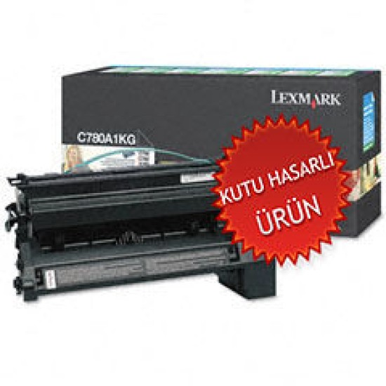 Lexmark C780A1KG Siyah Orjinal Toner - C780 / C782 (C) (T8782) Lexmark C780A1KG Siyah Orjinal Toner - C780 / C782 (C) (T8782)