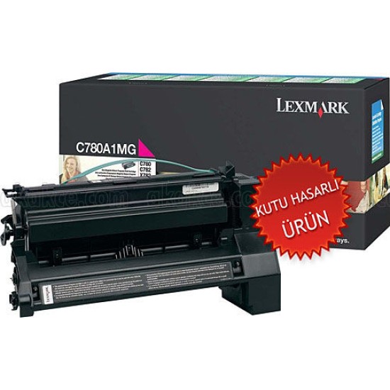 Lexmark C780A1MG Kırmızı Orjinal Toner - C780 / C782 (C) (T8781) Lexmark C780A1MG Kırmızı Orjinal Toner - C780 / C782 (C) (T8781)
