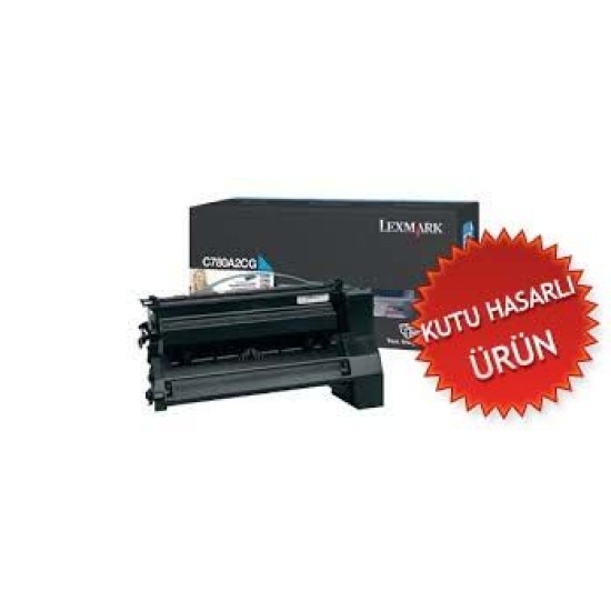 Lexmark C780A2CG Mavi Orjinal Toner - C780 / C782 (C) (T3735)
