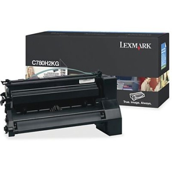 Lexmark C780H2KG Siyah Orjinal Toner - C780 / C782 Lexmark C780H2KG Siyah Orjinal Toner - C780 / C782