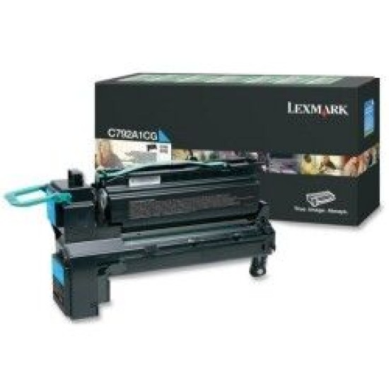 Lexmark C792A1CG Mavi Orjinal Toner - C792 / X792 Lexmark C792A1CG Mavi Orjinal Toner - C792 / X792