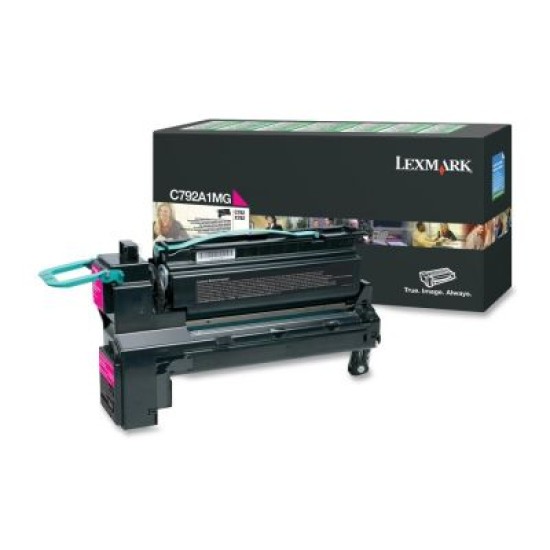 Lexmark C792A1MG Kırmızı Orjinal Toner - C792 / X792 Lexmark C792A1MG Kırmızı Orjinal Toner - C792 / X792