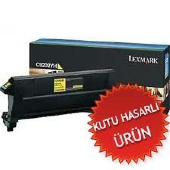 Lexmark C9202YH Sarı Orjinal Toner - C920 (C) (T8954)