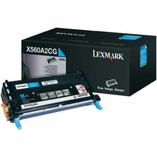 Lexmark X560A2CG Mavi Orjinal Toner - X560N Lexmark X560A2CG Mavi Orjinal Toner - X560N