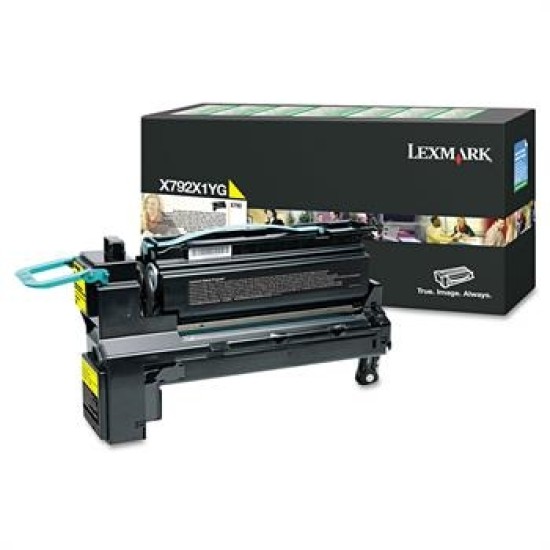 Lexmark X792X1YG Sarı Orjinal Toner - X792de (B) (T8978) Lexmark X792X1YG Sarı Orjinal Toner - X792de (B) (T8978)