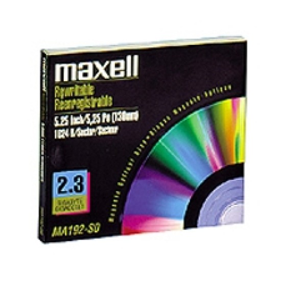 Maxell 5.25 2.3 GB Manyetik Optik Disk 130mm (MO2300) Maxell 5.25 2.3 GB Manyetik Optik Disk 130mm (MO2300)