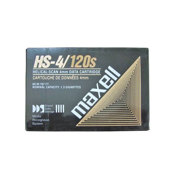 Maxell HS4-120S, DDS2, 4GB/8GB, 120m, 4mm Data Kartuşu Maxell HS4-120S, DDS2, 4GB/8GB, 120m, 4mm Data Kartuşu