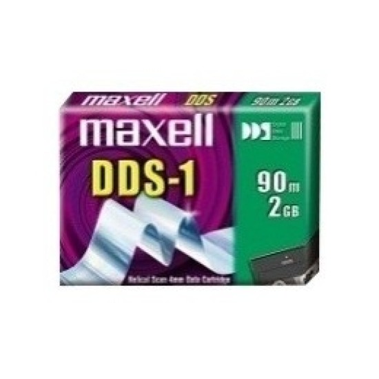 Maxell HS4-90S , DDS1 , 2GB / 4GB , 90m , 4mm Data Kartuşu Maxell HS4-90S , DDS1 , 2GB / 4GB , 90m , 4mm Data Kartuşu