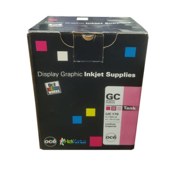 Oce IJC 170 2&#039;li Paket Orta Kırmızı Mürekkep Kartuşu - CS-5050/CS-5070/CS-5090 (T12810)