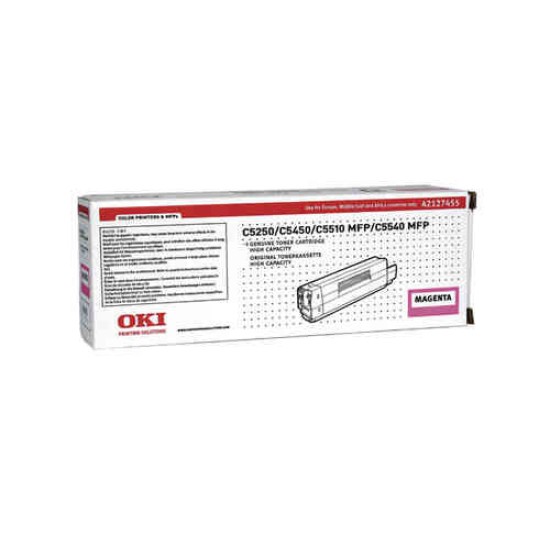 OKI 42127455 Kırmızı Orjinal Toner - C5250 / C5450 OKI 42127455 Kırmızı Orjinal Toner - C5250 / C5450