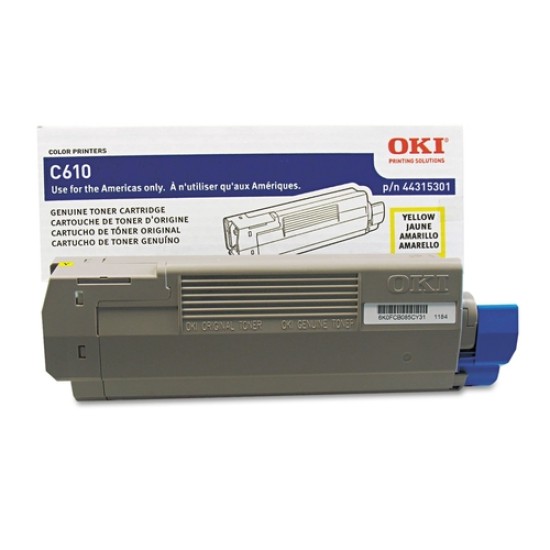 OKI 44315301 Sarı Orjinal Toner - C610N / C610CDN OKI 44315301 Sarı Orjinal Toner - C610N / C610CDN