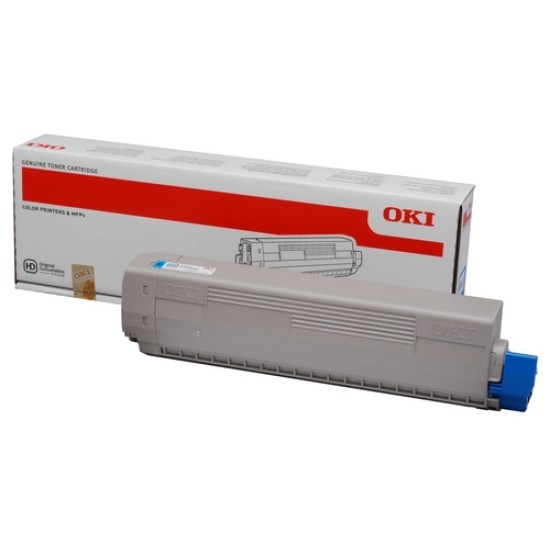OKI 44844615 Mavi Orjinal Toner - C822 / C822DN (T16700)