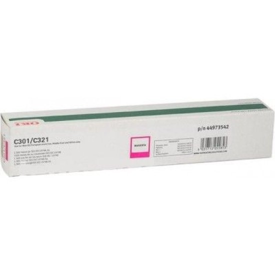 OKI 44973542 / 44973534 Kırmızı Orjinal Toner - C301 / C321 OKI 44973542 / 44973534 Kırmızı Orjinal Toner - C301 / C321