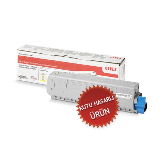 OKI 46471105 Sarı Orjinal Toner - C823 / C833 (C) (T15193) OKI 46471105 Sarı Orjinal Toner - C823 / C833 (C) (T15193)