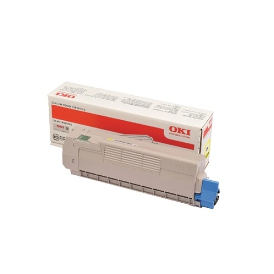 OKI 46507505 Sarı Orjinal Toner - C612DN OKI 46507505 Sarı Orjinal Toner - C612DN