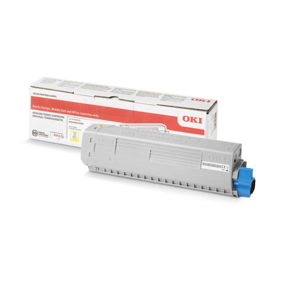 OKI 47095701 Sarı Orjinal Toner - C824DN / C834DNW (T17834)