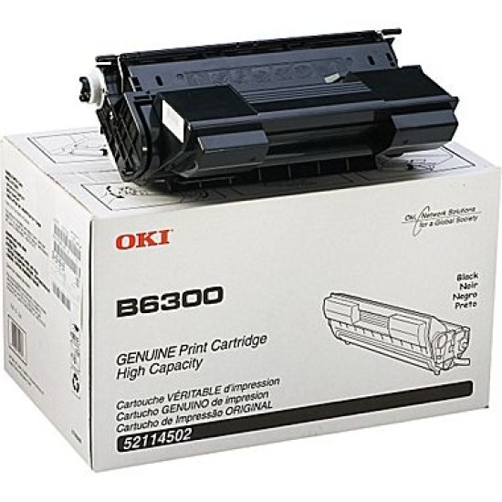 OKI 52114502 Siyah Orjinal Toner - B6200n / B6300 OKI 52114502 Siyah Orjinal Toner - B6200n / B6300