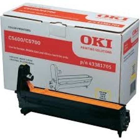 OKI 43381705 Sarı Orjinal Drum Ünitesi - C5600 / C5700 OKI 43381705 Sarı Orjinal Drum Ünitesi - C5600 / C5700