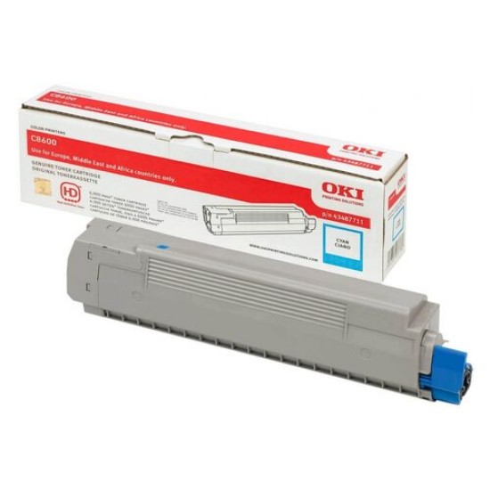 OKI 43487711 Mavi Orjinal Toner - C8600 / C8800 (T12409) OKI 43487711 Mavi Orjinal Toner - C8600 / C8800 (T12409)