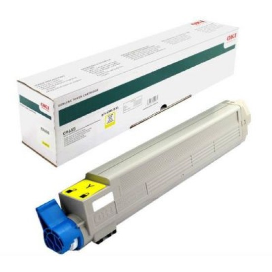 OKI 43837133 Sarı Orjinal Toner - C9655 OKI 43837133 Sarı Orjinal Toner - C9655
