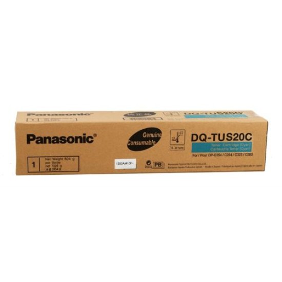 Panasonic DQ-TUS20C Mavi Orjinal Toner - DP-C264 / DP-C323 / CP-C354 Panasonic DQ-TUS20C Mavi Orjinal Toner - DP-C264 / DP-C323 / CP-C354