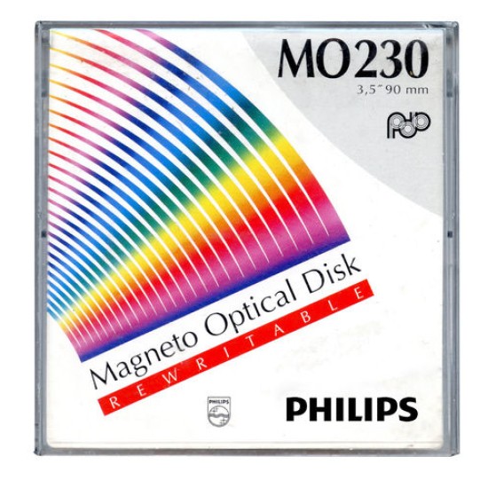 Philips 230MB Manyetik Optik Disk Philips 230MB Manyetik Optik Disk