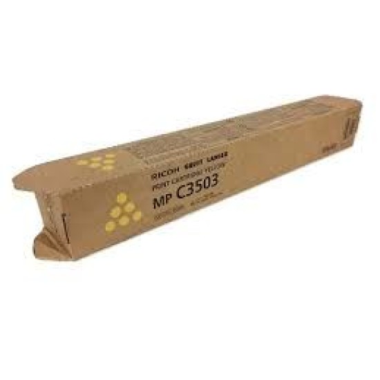 Ricoh C3503 Sarı Orjinal Toner MP-C 3003-3004-3503-3504-4504-5504 (841814) (T10284) Ricoh C3503 Sarı Orjinal Toner MP-C 3003-3004-3503-3504-4504-5504 (841814) (T10284)