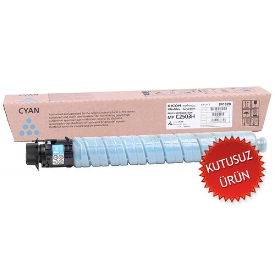 Ricoh MP-C2503H Mavi Orjinal Toner - 841928 (U) (T13170) Ricoh MP-C2503H Mavi Orjinal Toner - 841928 (U) (T13170)