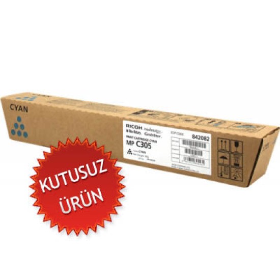 Ricoh MP-C305 Mavi Orjinal Toner (842082) MPC305 / MPC306 (U) (T11701) Ricoh MP-C305 Mavi Orjinal Toner (842082) MPC305 / MPC306 (U) (T11701)
