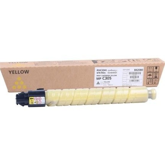 Ricoh MP-C305 Sarı Orjinal Toner (841601) MPC305 / MPC306 (T10702) Ricoh MP-C305 Sarı Orjinal Toner (841601) MPC305 / MPC306 (T10702)