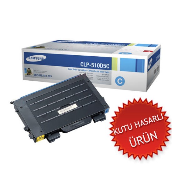 Samsung CLP-510D5C/SEE Mavi Orjinal Toner - CLP-510 (C) (T11502)