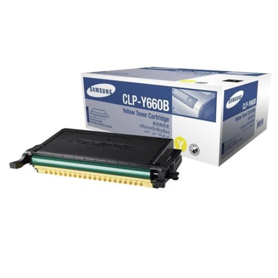 Samsung CLP-Y660B/SEE Sarı Orjinal Toner - CLP-610 / CLP-660 (T15379)