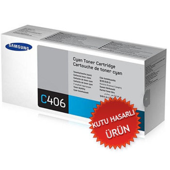 Samsung CLT-C406S Mavi Orjinal Toner - CLP-360 / CLP-365 (C) (T6778) Samsung CLT-C406S Mavi Orjinal Toner - CLP-360 / CLP-365 (C) (T6778)
